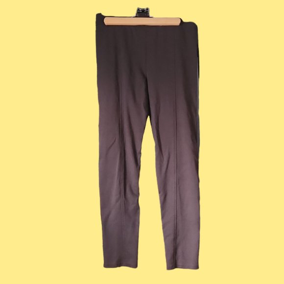 Hannah Denim stretch pants leggings brown size 8 - Picture 1 of 7